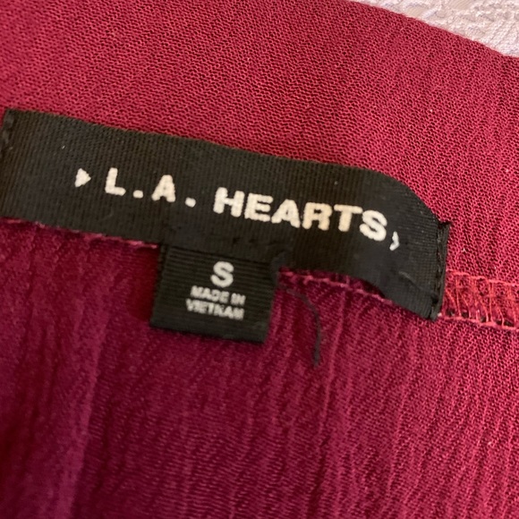 🌻 Pacsun Maroon button up skirt - Picture 2 of 2